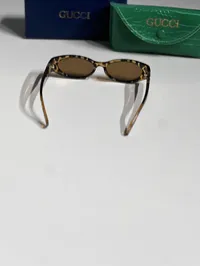 Gucci oval tortoiseshell-Brown tinted – Image 6