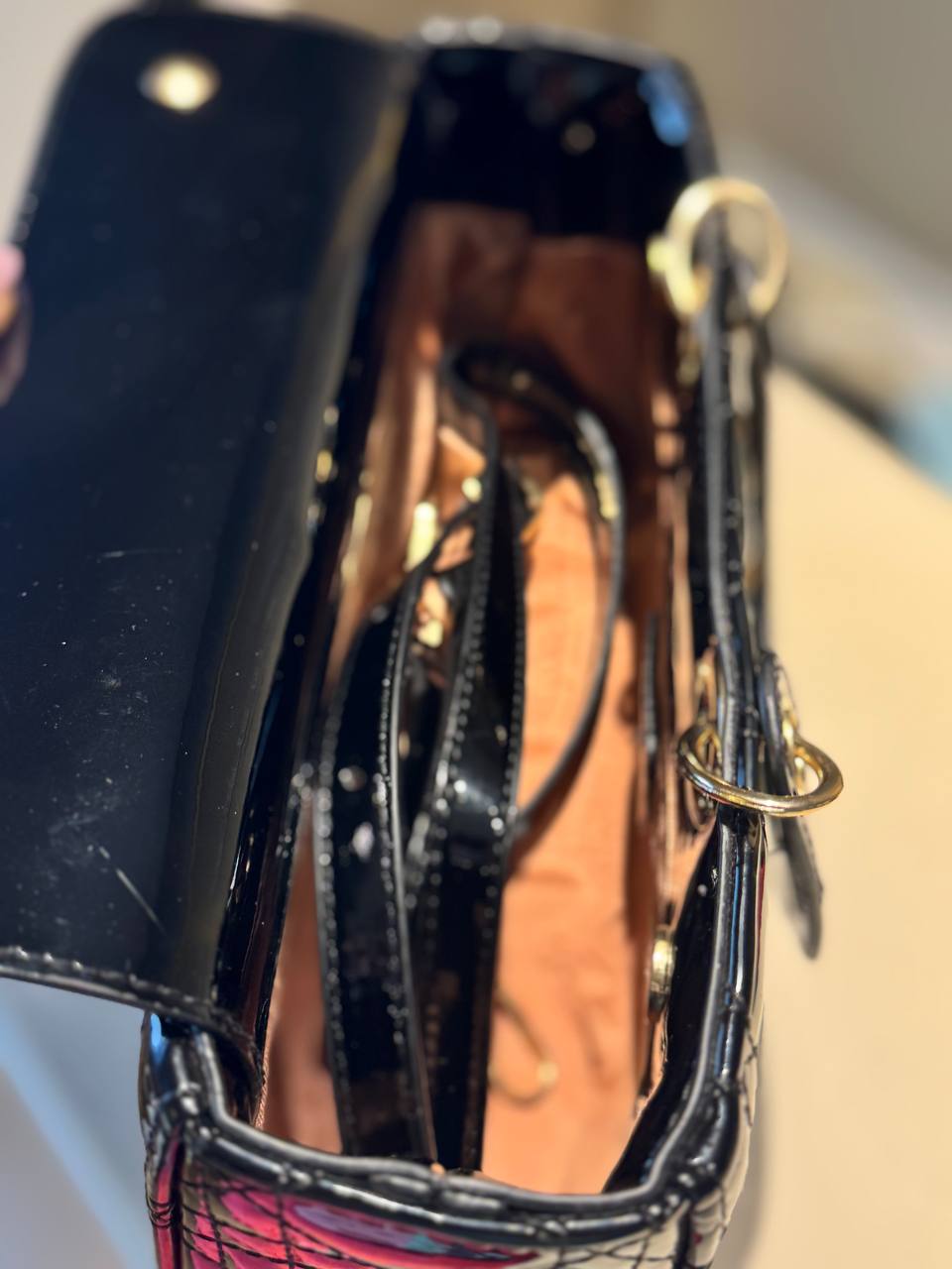 Black Dior Lady J Ivory Glossy – Image 6