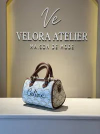 celine boston white small bag – Image 3