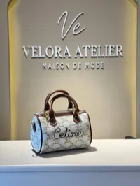 celine boston white small bag – Image 1