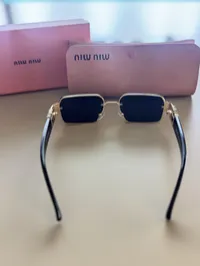 Miu Miu - Black Aviators Sunglasses – Image 3