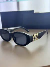 YSL - Black Geometric sunglasses – Image 1
