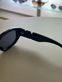 YSL - Black Geometric sunglasses – Image 3