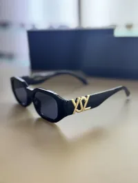 YSL - Black Geometric sunglasses – Image 6