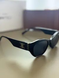 Celine - Black Acetate Sunglasses – Image 4