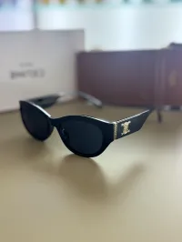 Celine - Black Acetate Sunglasses – Image 3
