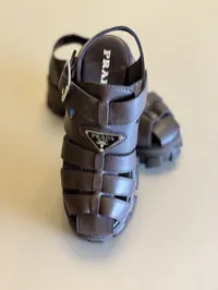 Prada Monolith Brown Sandal – Image 3