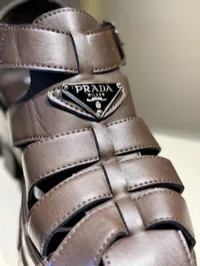 Prada Monolith Brown Sandal – Image 8