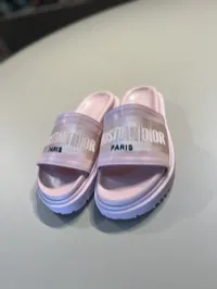 Dior Slippers D-Way Pink – Image 3