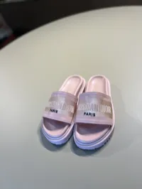Dior Slippers D-Way Pink – Image 1