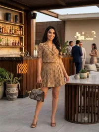 Gucci GG Jacquard & Mini Skirt Set – Image 2
