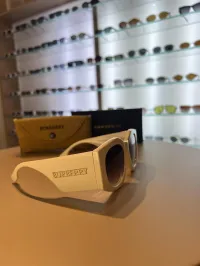Burberry BE43 Cream Sunglasses – Image 7