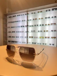 Chanel Rimless Brown Lenses – Image 5