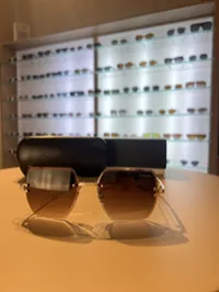 Chanel Rimless Brown Lenses – Image 3