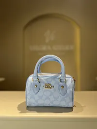 Coach Speedy Baby Blue Bag – Image 2