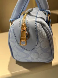 Coach Speedy Baby Blue Bag – Image 9