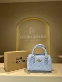Coach Speedy Baby Blue Bag – Image 1