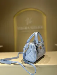 Coach Speedy Baby Blue Bag – Image 7