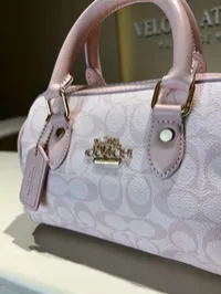 Coach Rowan Satchel Baby Pink Bag – Image 6