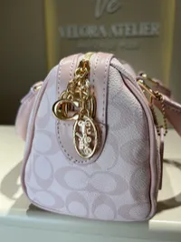 Coach Rowan Satchel Baby Pink Bag – Image 7