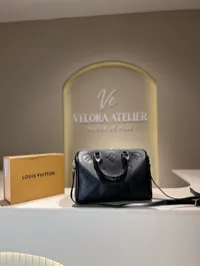 Louis Vuitton Speedy Bandouliere 25 Black Bag – Image 1