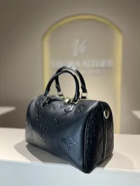 Louis Vuitton Speedy Bandouliere 25 Black Bag – Image 3