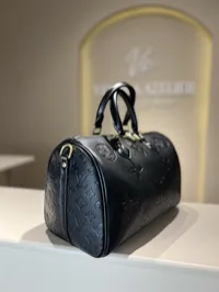 Louis Vuitton Speedy Bandouliere 25 Black Bag – Image 4