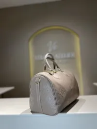 Louis Vuitton Speedy Bandouliere 25 Beige Bag – Image 5