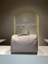 Louis Vuitton Speedy Bandouliere 25 Beige Bag – Image 2