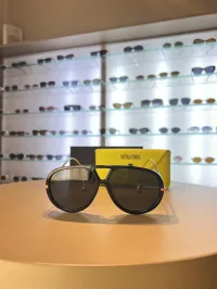 Bottega Veneta Drop Aviator Black Sunglasses – Image 3