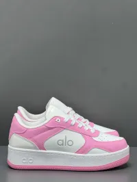 Alo Recovery Mode Pink & White Sneakers – Image 6