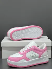 Alo Recovery Mode Pink & White Sneakers – Image 5