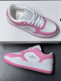 Alo Recovery Mode Pink & White Sneakers – Image 4