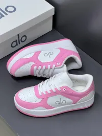 Alo Recovery Mode Pink & White Sneakers – Image 2