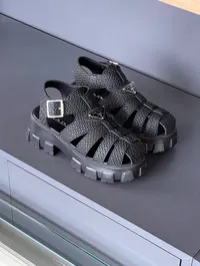 Prada Monolith Corchet Cage Sandal – Image 4