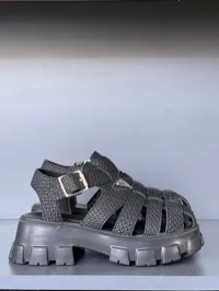 Prada Monolith Corchet Cage Sandal – Image 3