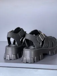 Prada Monolith Corchet Cage Sandal – Image 5