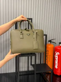 Prada Saffiano Laptop Bag – Image 8