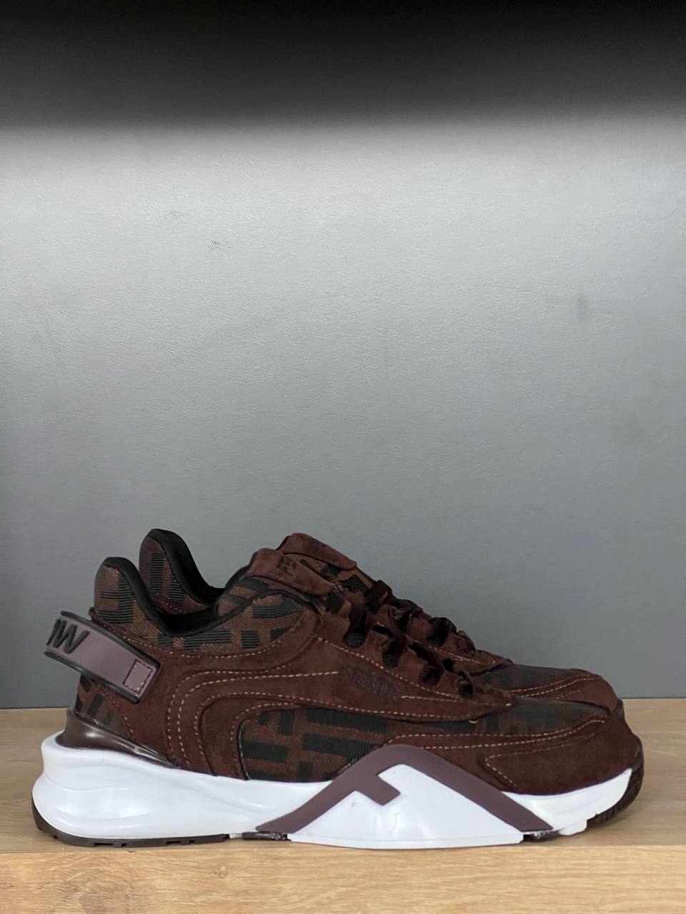 Fendi Flow Brown Sneakers – Image 4