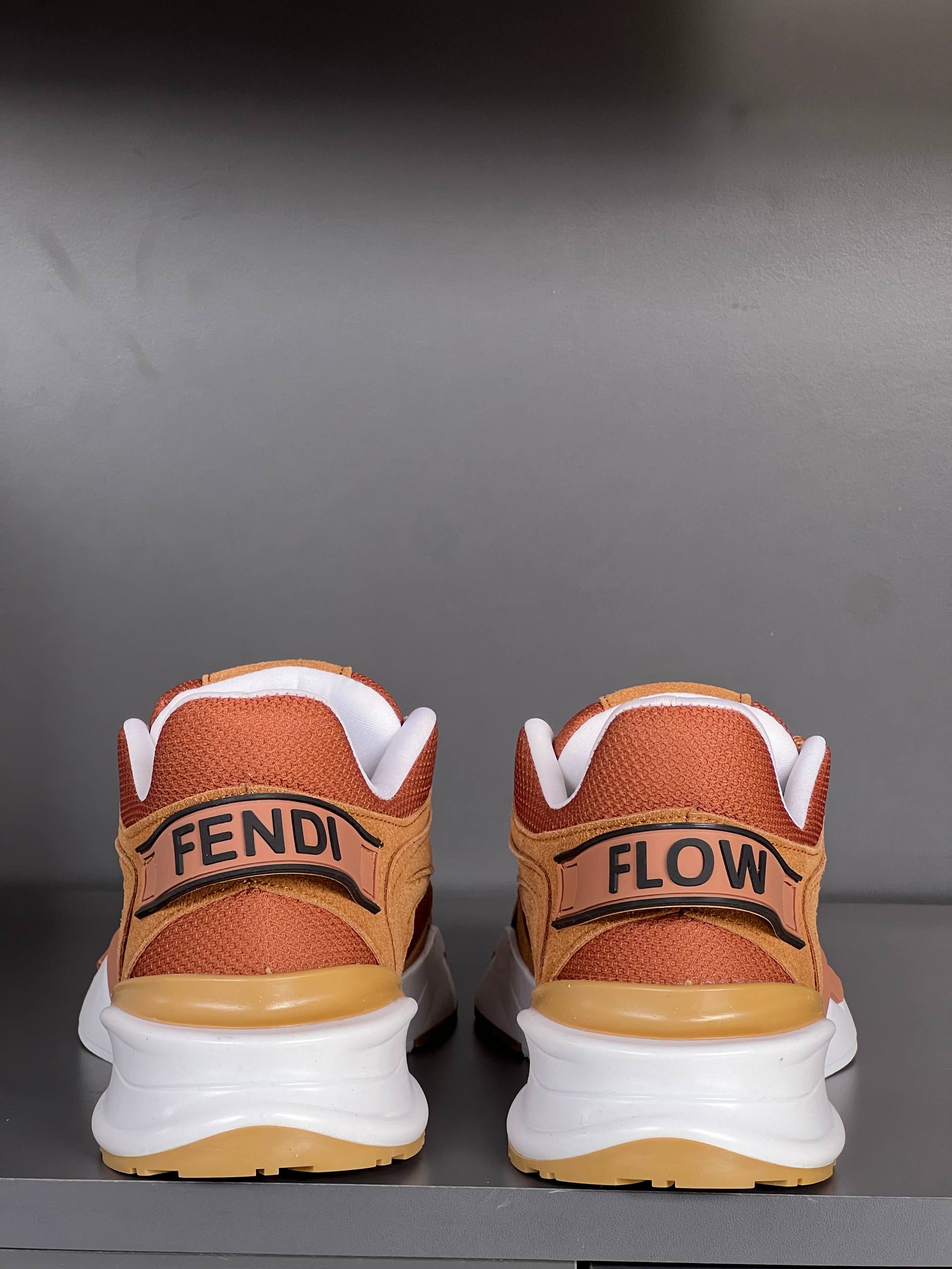 Fendi Flow Tobacco Brown Sneakers – Image 6
