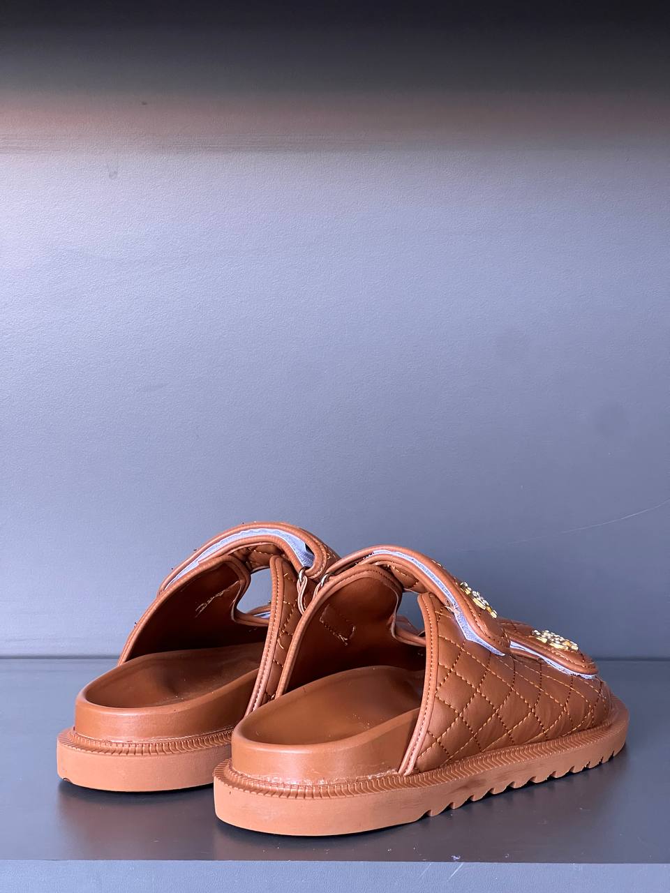 Chanel Dad Camel Sandals – Image 3