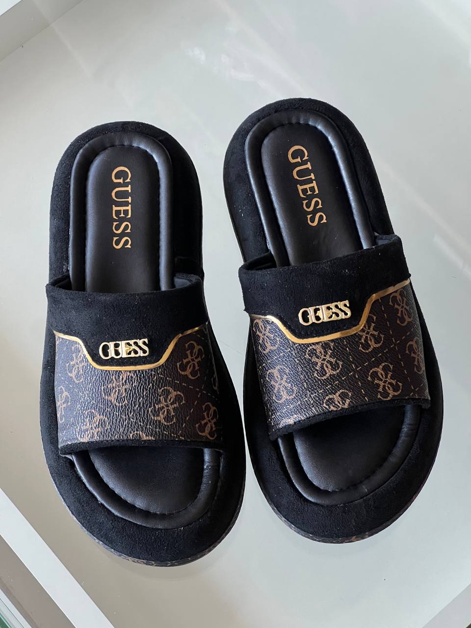 Guess Black Slippers – Image 2