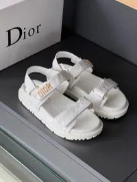 Dior White Sandals – Image 1