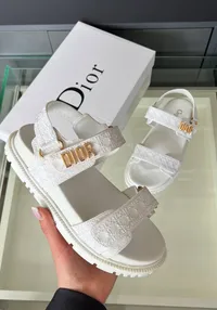 Dior White Sandals – Image 4