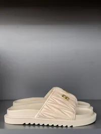 Miu Miu Matelasse Nappa Slippers  – Image 6
