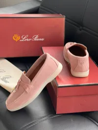 Loro Piana Pink Summer Walk Charm Flats – Image 3