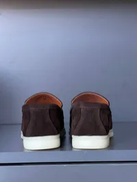 Loro Piana Brown Summer Walk Charm Flats – Image 5