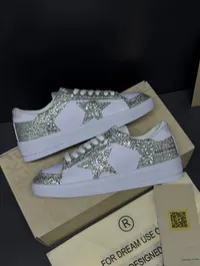 Golden Goose Stardan Silver Sneakers – Image 3