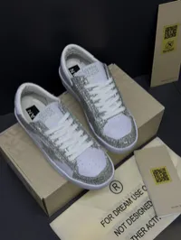 Golden Goose Stardan Silver Sneakers – Image 2