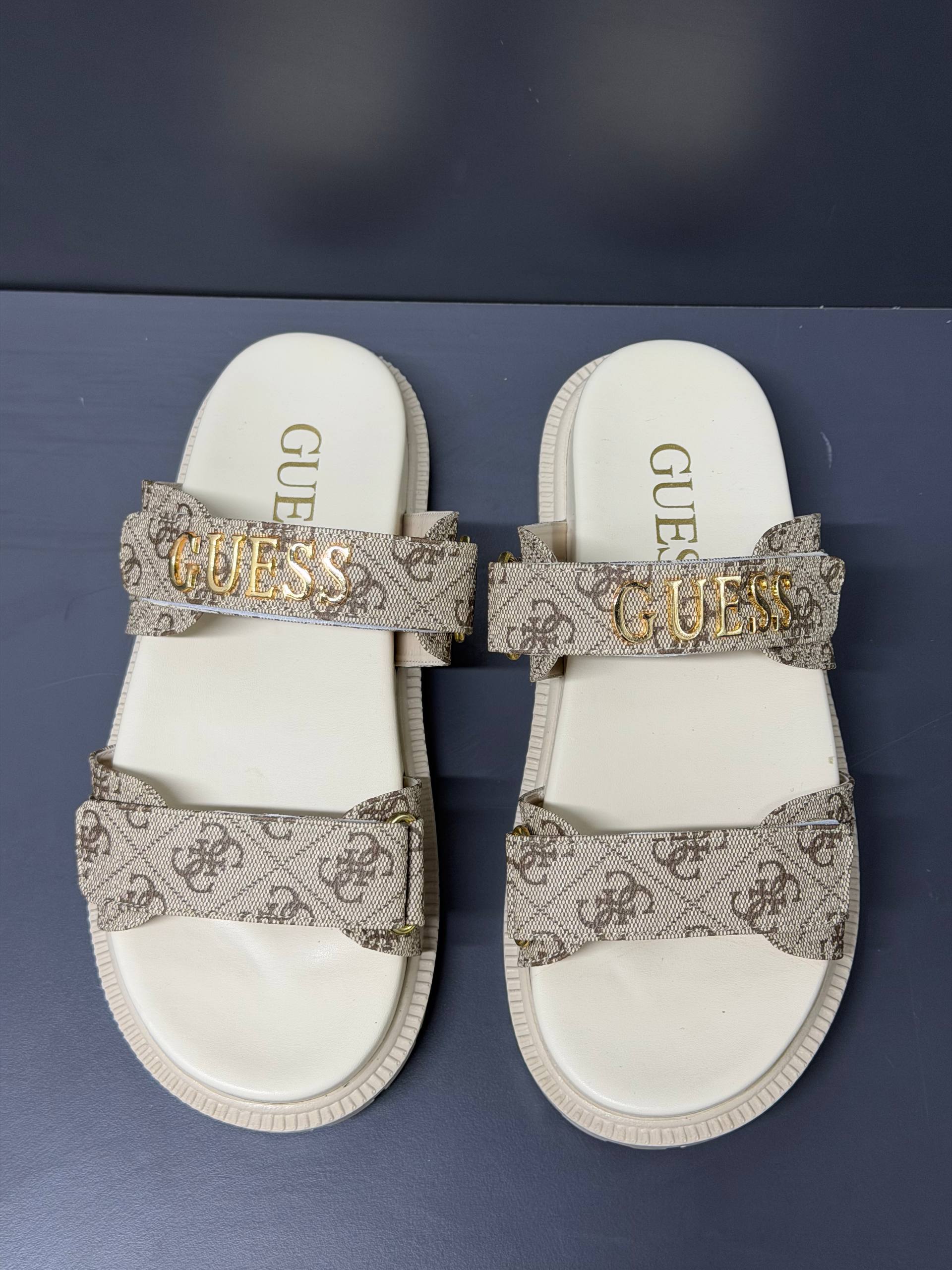 Guess Fadison Light Beige Sandals – Image 2